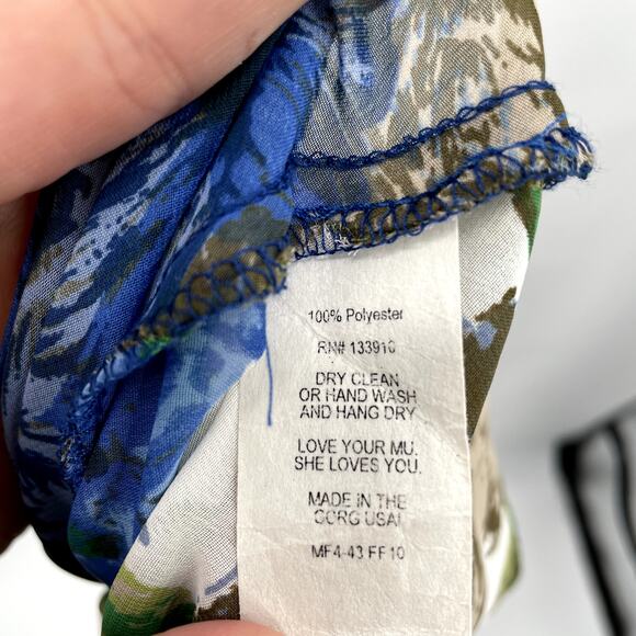 Show Me Your Mumu Blue Floral Sleeveless Swing Tank // S - Picture 6 of 9